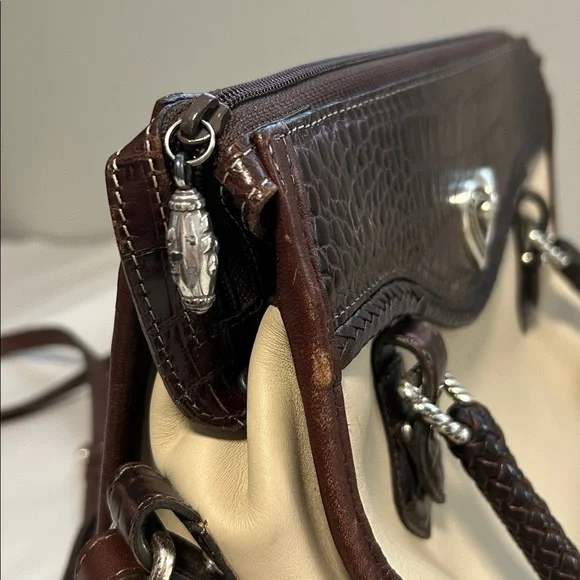 Brighton Satchel Casual Minimalist Crossbody Bag - Picture 12 of 13